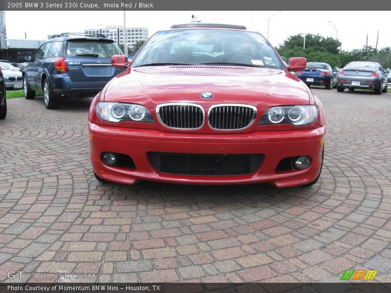 Imola Red / Black 2005 BMW 3 Series 330i Coupe