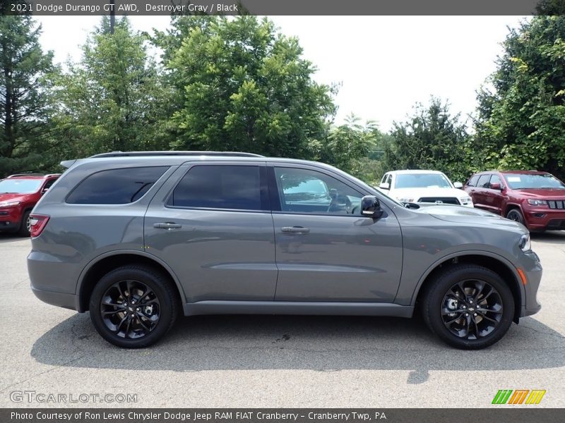 Destroyer Gray / Black 2021 Dodge Durango GT AWD