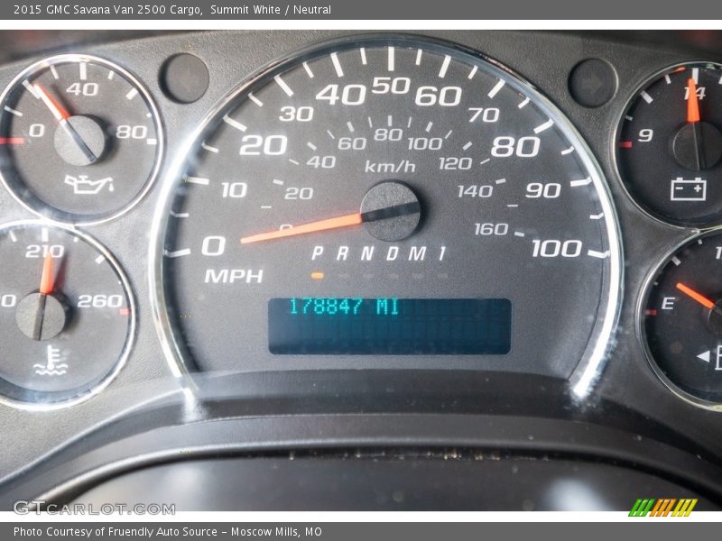 Summit White / Neutral 2015 GMC Savana Van 2500 Cargo