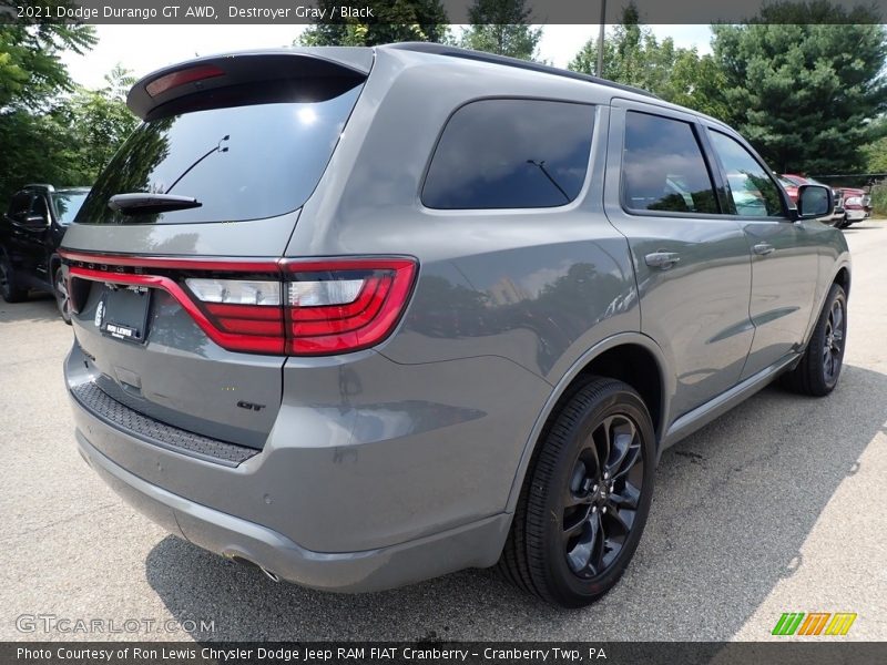 Destroyer Gray / Black 2021 Dodge Durango GT AWD
