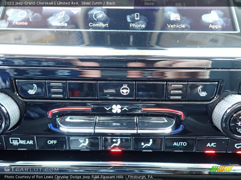 Silver Zynith / Black 2021 Jeep Grand Cherokee L Limited 4x4