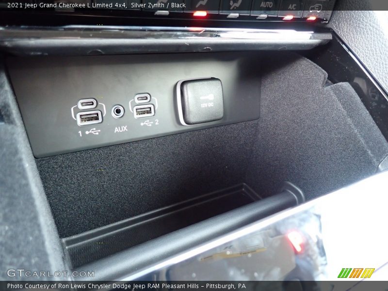 Silver Zynith / Black 2021 Jeep Grand Cherokee L Limited 4x4