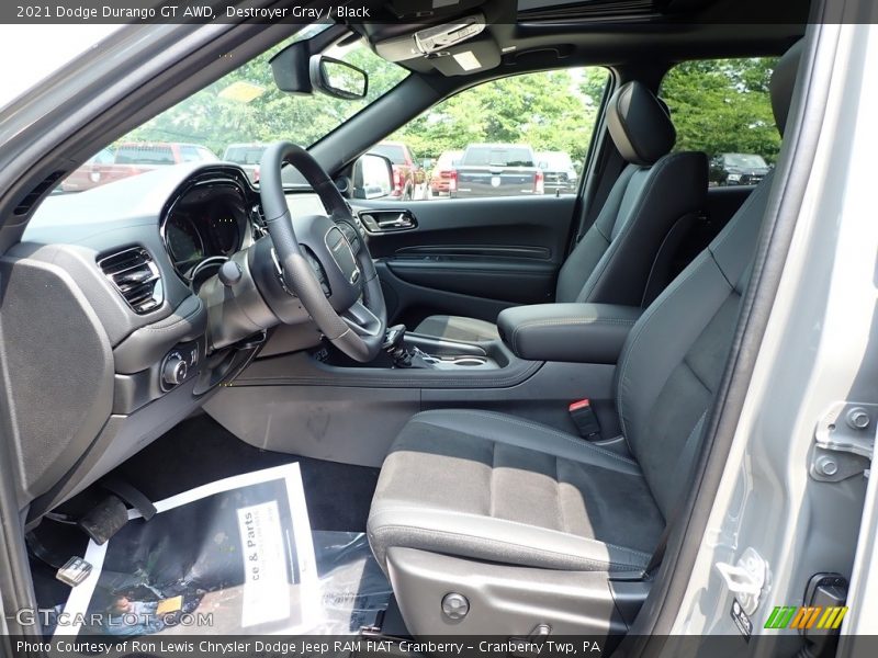 Front Seat of 2021 Durango GT AWD