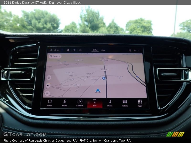 Destroyer Gray / Black 2021 Dodge Durango GT AWD