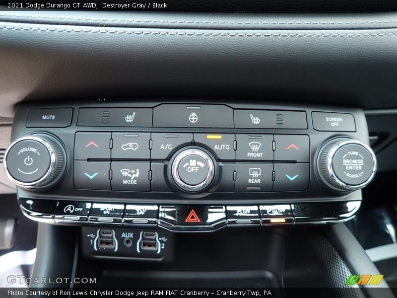 Controls of 2021 Durango GT AWD