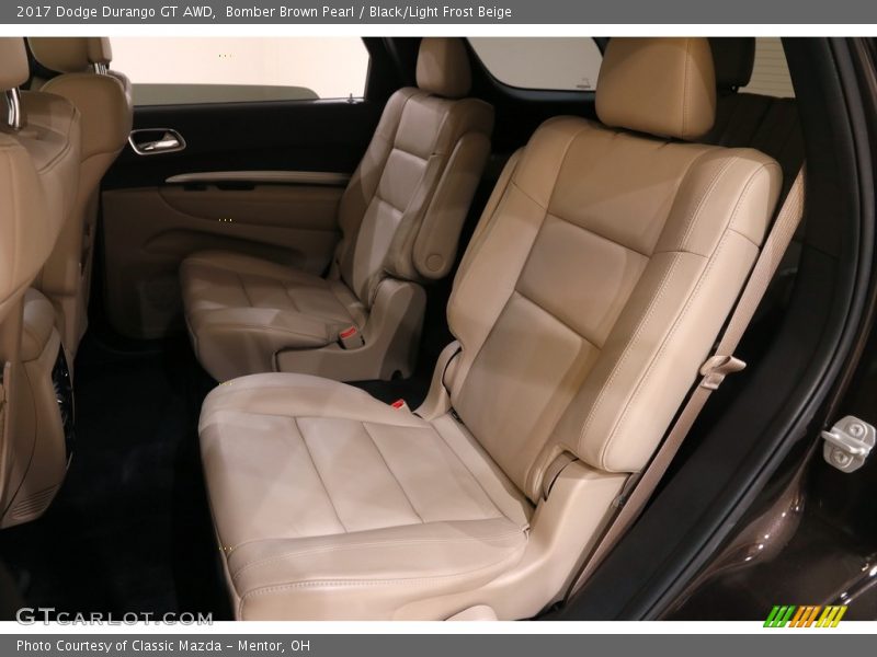 Bomber Brown Pearl / Black/Light Frost Beige 2017 Dodge Durango GT AWD