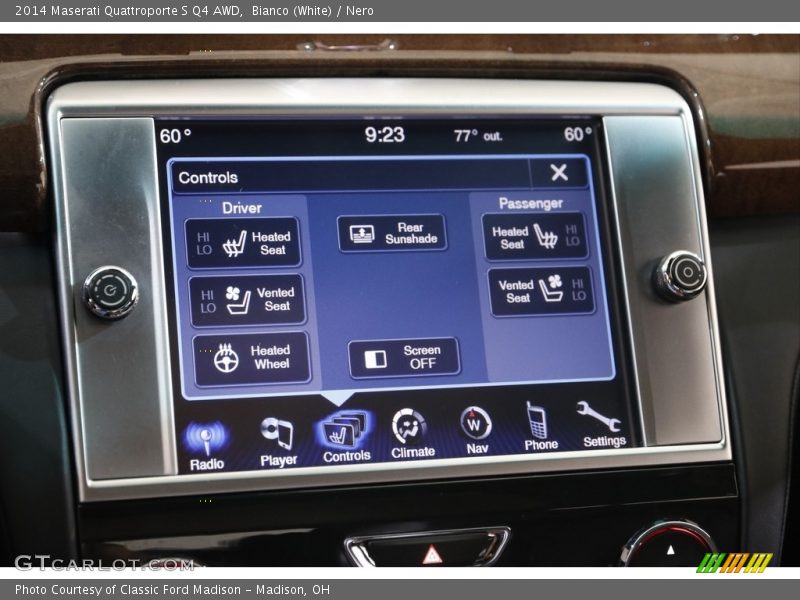 Bianco (White) / Nero 2014 Maserati Quattroporte S Q4 AWD