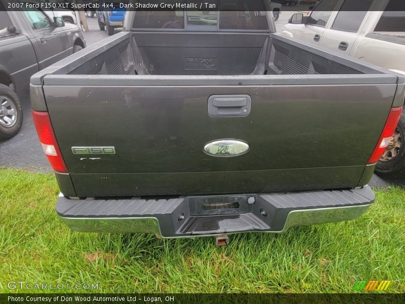 Dark Shadow Grey Metallic / Tan 2007 Ford F150 XLT SuperCab 4x4