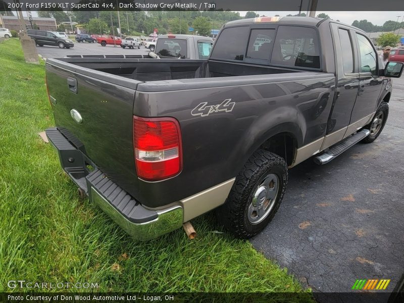 Dark Shadow Grey Metallic / Tan 2007 Ford F150 XLT SuperCab 4x4