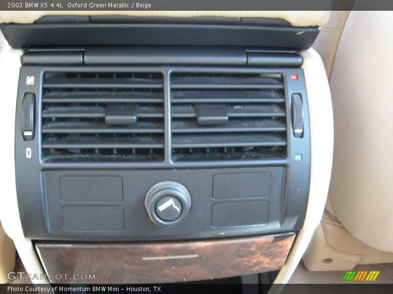 Oxford Green Metallic / Beige 2003 BMW X5 4.4i