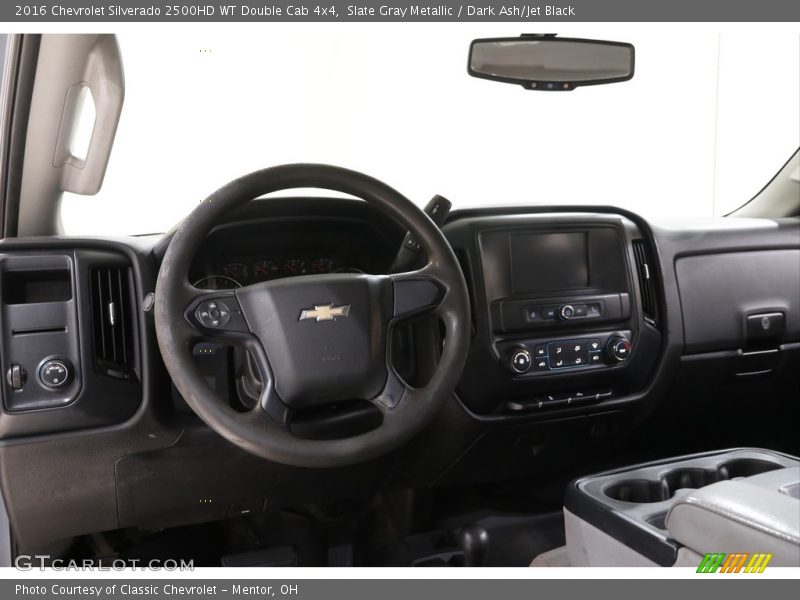 Dashboard of 2016 Silverado 2500HD WT Double Cab 4x4