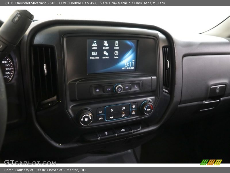 Controls of 2016 Silverado 2500HD WT Double Cab 4x4