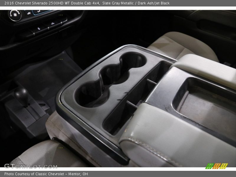 Slate Gray Metallic / Dark Ash/Jet Black 2016 Chevrolet Silverado 2500HD WT Double Cab 4x4