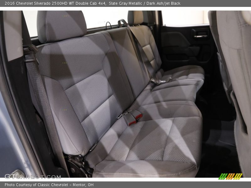 Rear Seat of 2016 Silverado 2500HD WT Double Cab 4x4