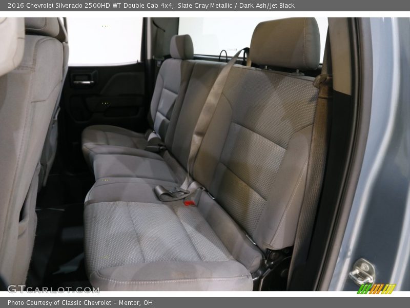 Rear Seat of 2016 Silverado 2500HD WT Double Cab 4x4