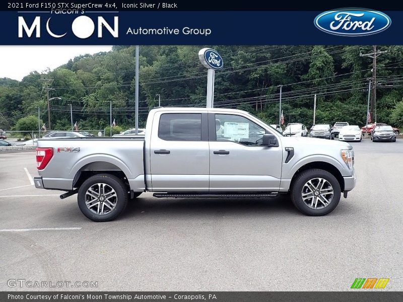 Iconic Silver / Black 2021 Ford F150 STX SuperCrew 4x4