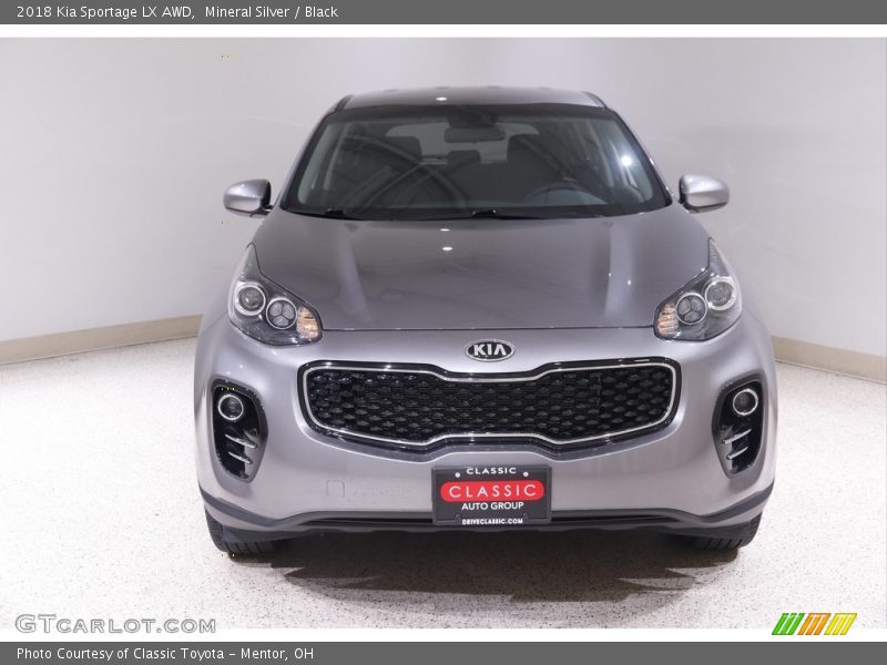 Mineral Silver / Black 2018 Kia Sportage LX AWD