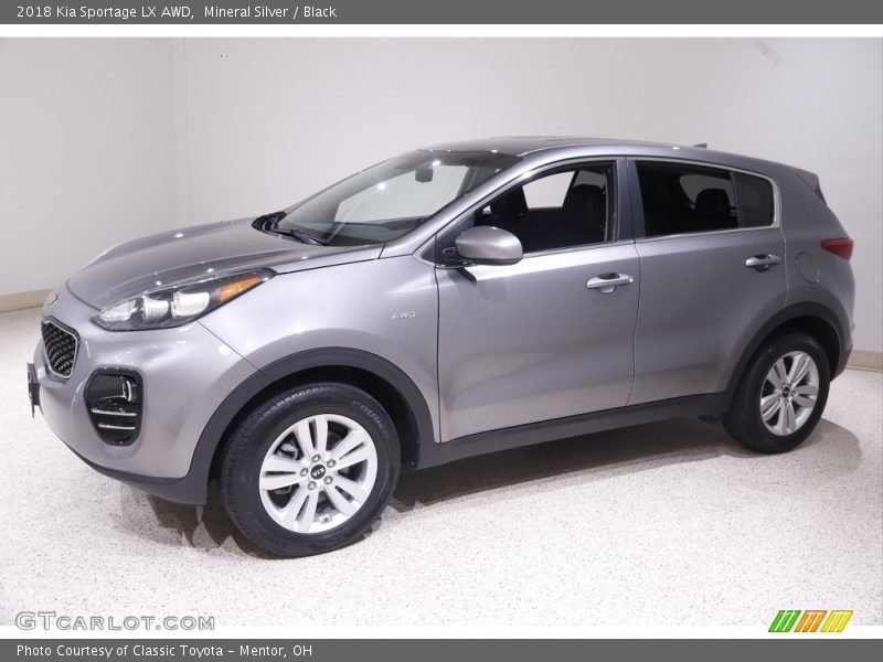 Mineral Silver / Black 2018 Kia Sportage LX AWD