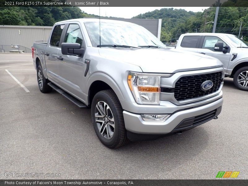 Iconic Silver / Black 2021 Ford F150 STX SuperCrew 4x4