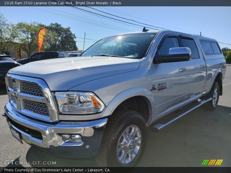 Bright Silver Metallic / Black 2018 Ram 2500 Laramie Crew Cab 4x4