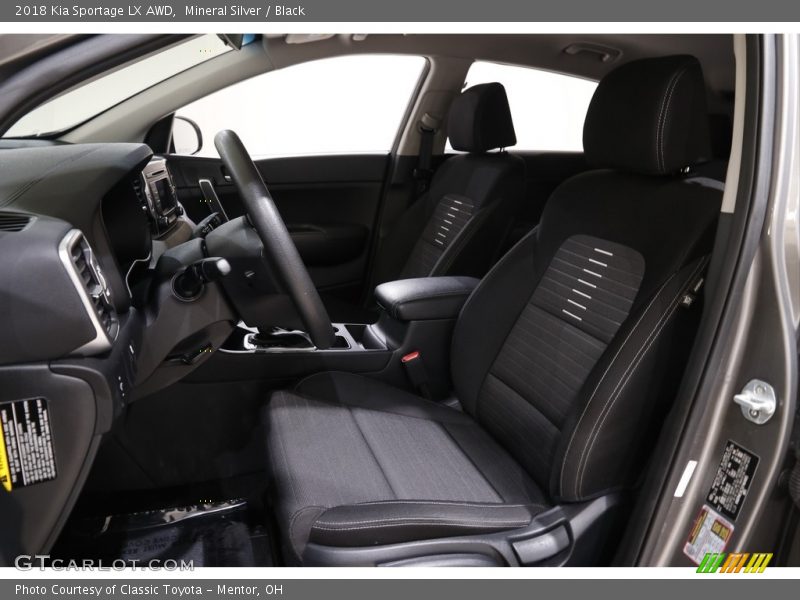 Mineral Silver / Black 2018 Kia Sportage LX AWD