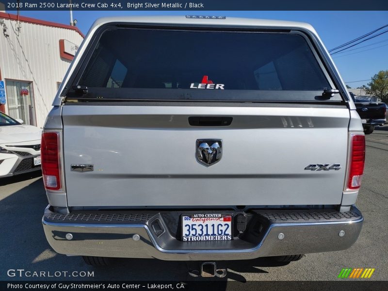 Bright Silver Metallic / Black 2018 Ram 2500 Laramie Crew Cab 4x4
