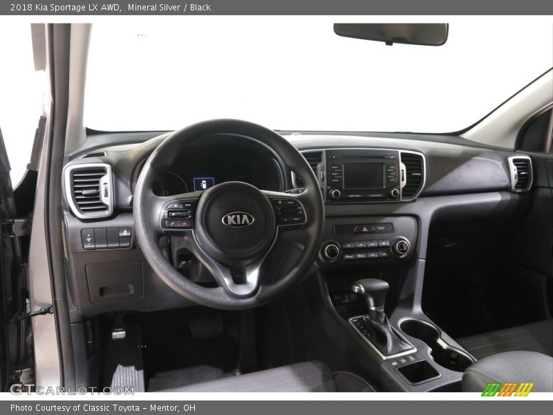 Mineral Silver / Black 2018 Kia Sportage LX AWD
