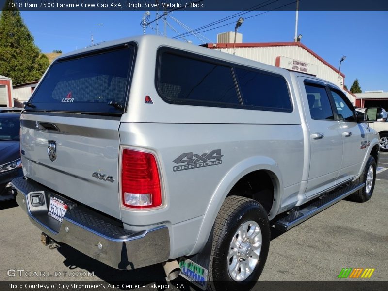 Bright Silver Metallic / Black 2018 Ram 2500 Laramie Crew Cab 4x4