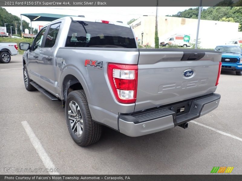 Iconic Silver / Black 2021 Ford F150 STX SuperCrew 4x4