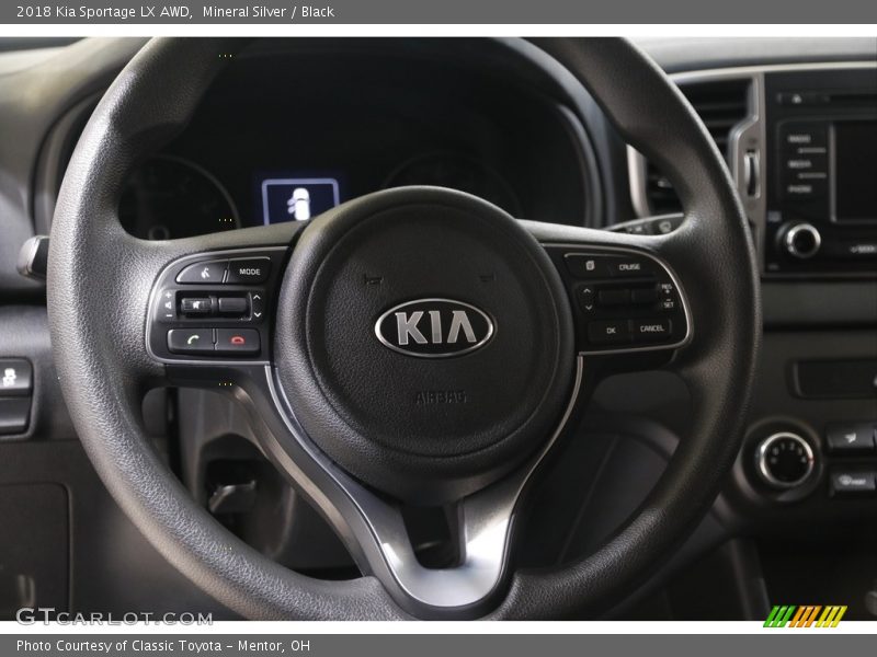 Mineral Silver / Black 2018 Kia Sportage LX AWD