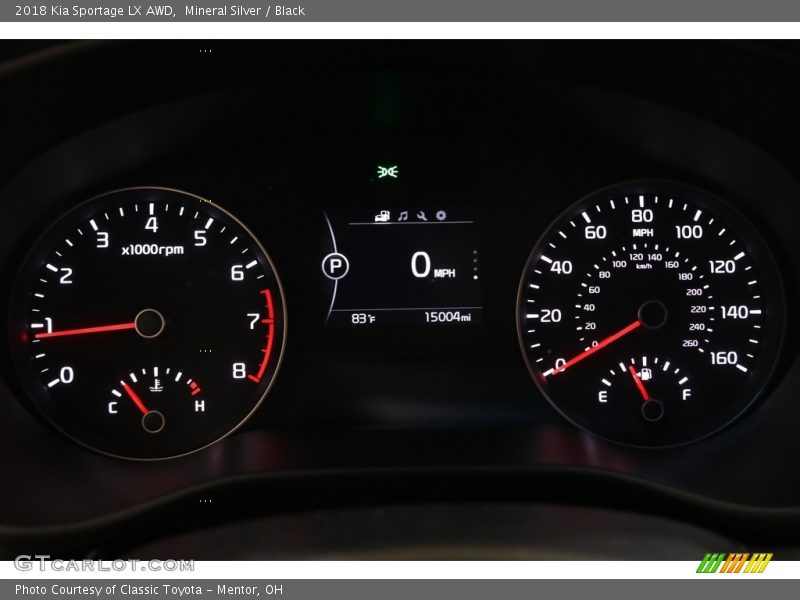 Mineral Silver / Black 2018 Kia Sportage LX AWD