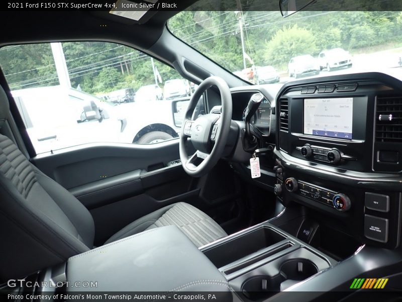 Iconic Silver / Black 2021 Ford F150 STX SuperCrew 4x4