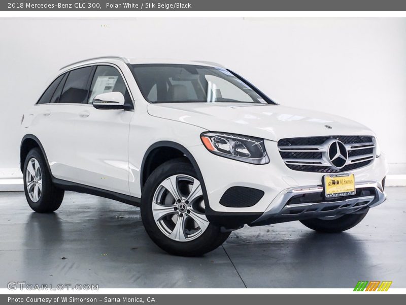 Polar White / Silk Beige/Black 2018 Mercedes-Benz GLC 300