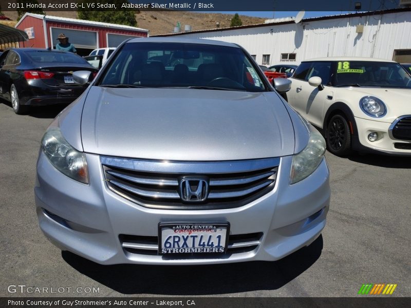 Alabaster Silver Metallic / Black 2011 Honda Accord EX-L V6 Sedan