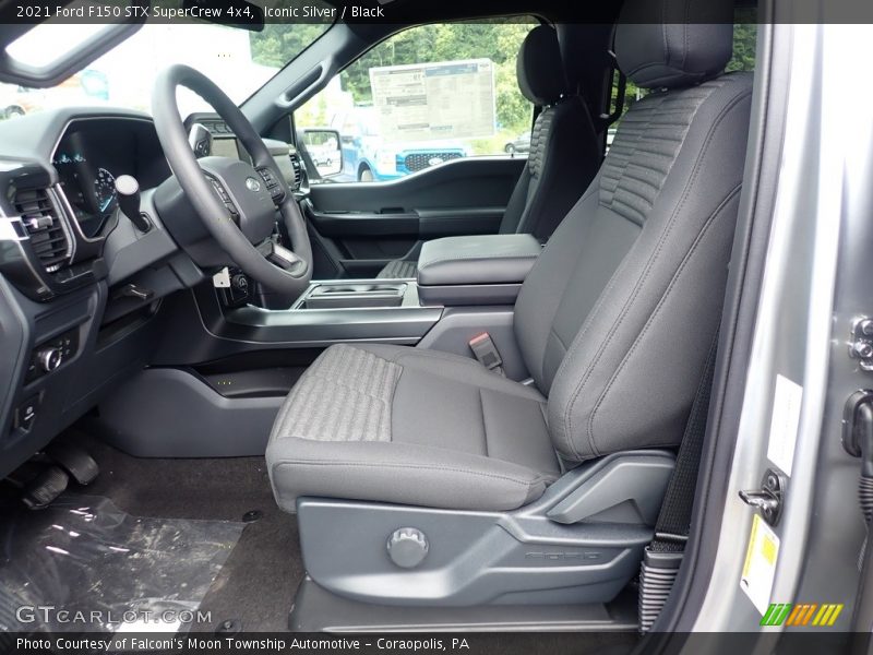 2021 F150 STX SuperCrew 4x4 Black Interior