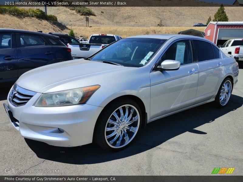 Alabaster Silver Metallic / Black 2011 Honda Accord EX-L V6 Sedan