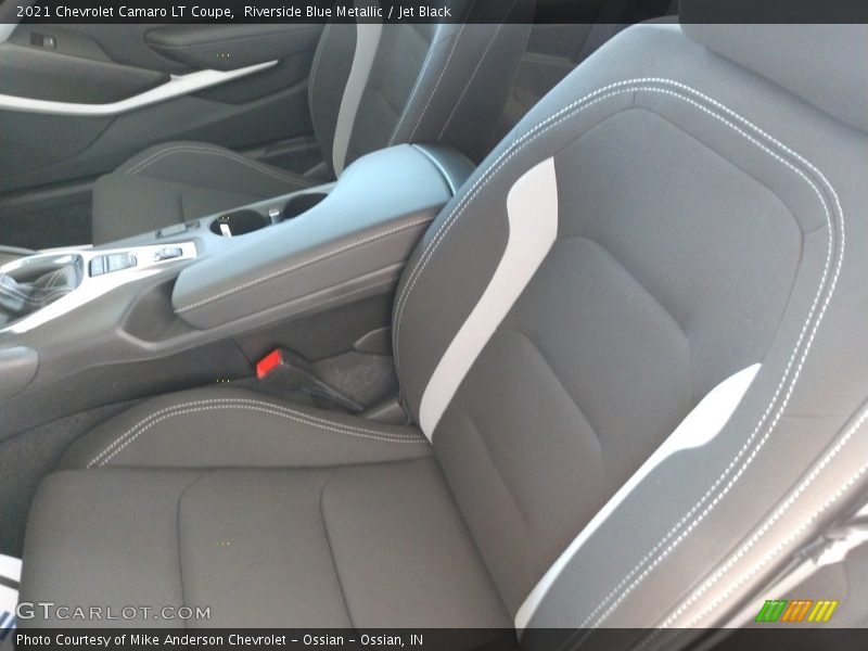 Riverside Blue Metallic / Jet Black 2021 Chevrolet Camaro LT Coupe