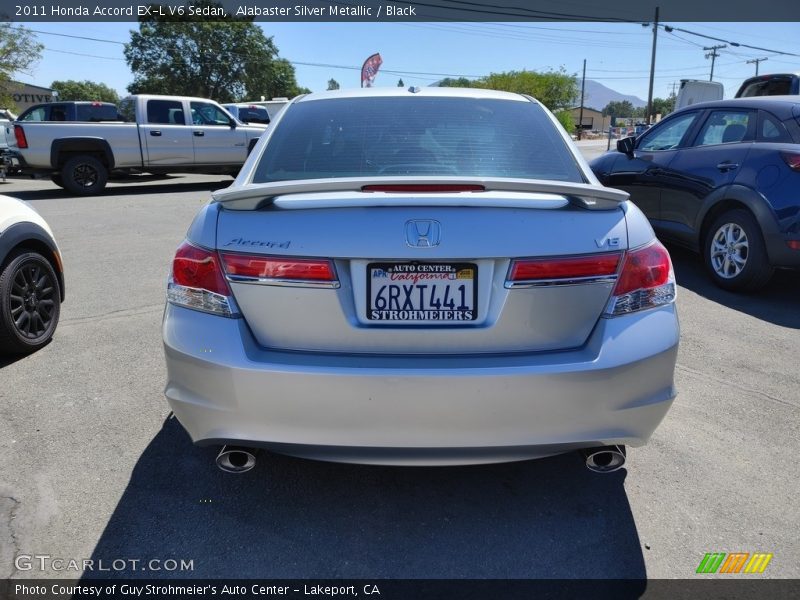 Alabaster Silver Metallic / Black 2011 Honda Accord EX-L V6 Sedan