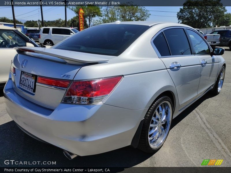 Alabaster Silver Metallic / Black 2011 Honda Accord EX-L V6 Sedan