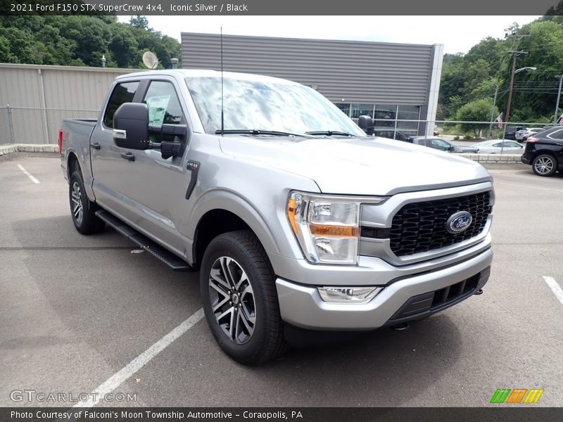 Iconic Silver / Black 2021 Ford F150 STX SuperCrew 4x4