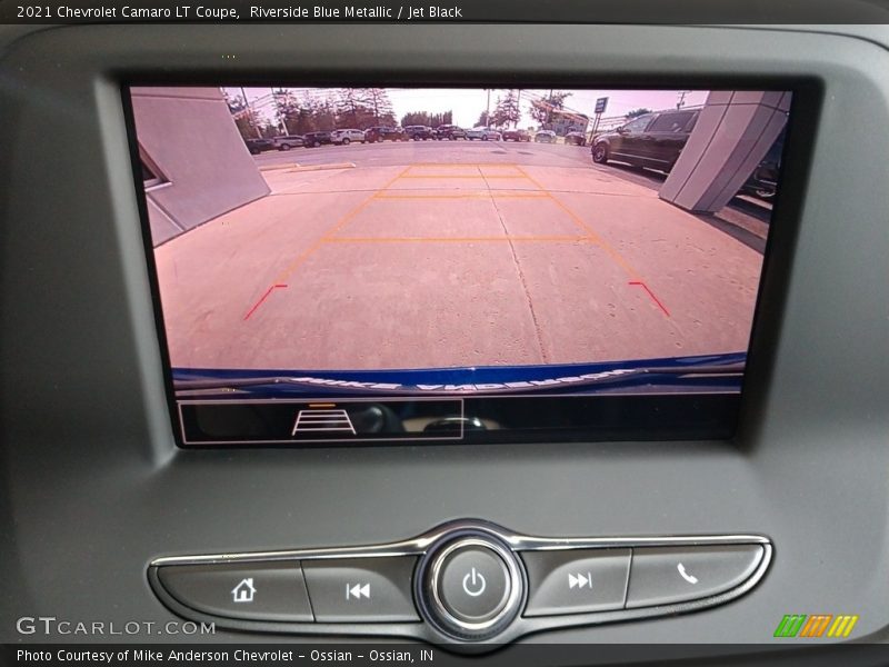 Riverside Blue Metallic / Jet Black 2021 Chevrolet Camaro LT Coupe