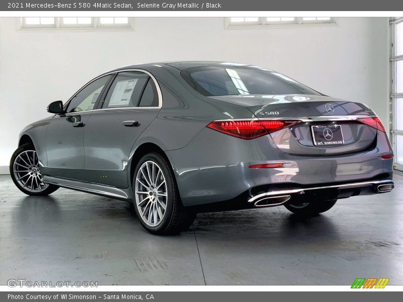 Selenite Gray Metallic / Black 2021 Mercedes-Benz S 580 4Matic Sedan