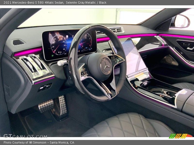 Selenite Gray Metallic / Black 2021 Mercedes-Benz S 580 4Matic Sedan