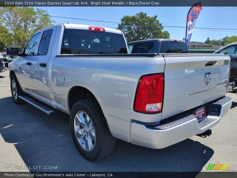 Bright Silver Metallic / Black/Diesel Gray 2019 Ram 1500 Classic Express Quad Cab 4x4