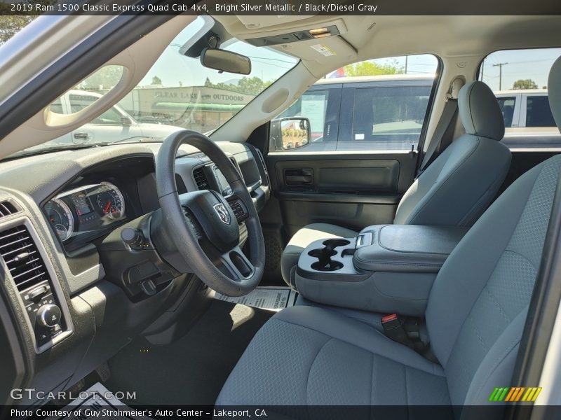 Bright Silver Metallic / Black/Diesel Gray 2019 Ram 1500 Classic Express Quad Cab 4x4