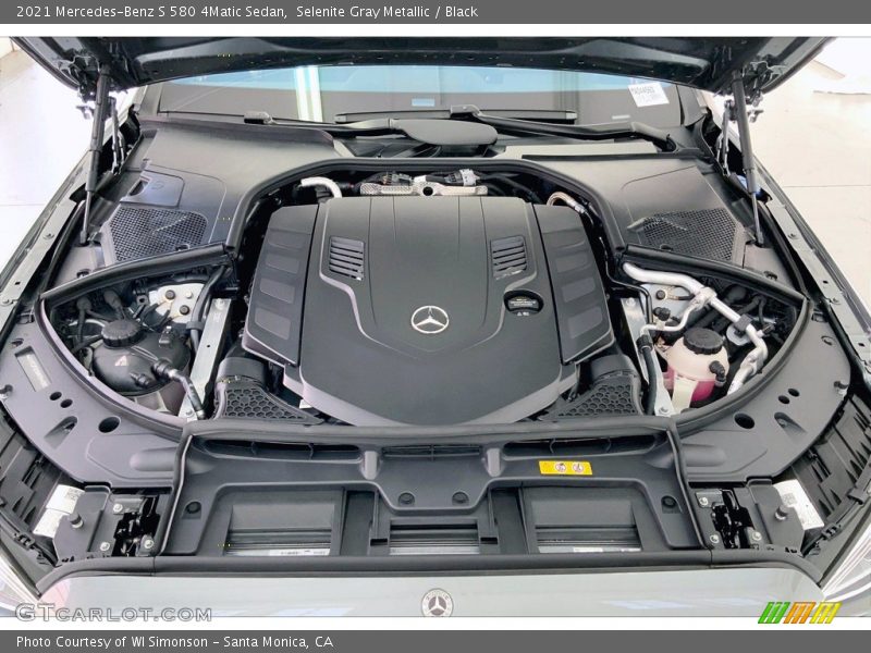  2021 S 580 4Matic Sedan Engine - 4.0 Liter DI biturbo DOHC 32-Valve VVT V8