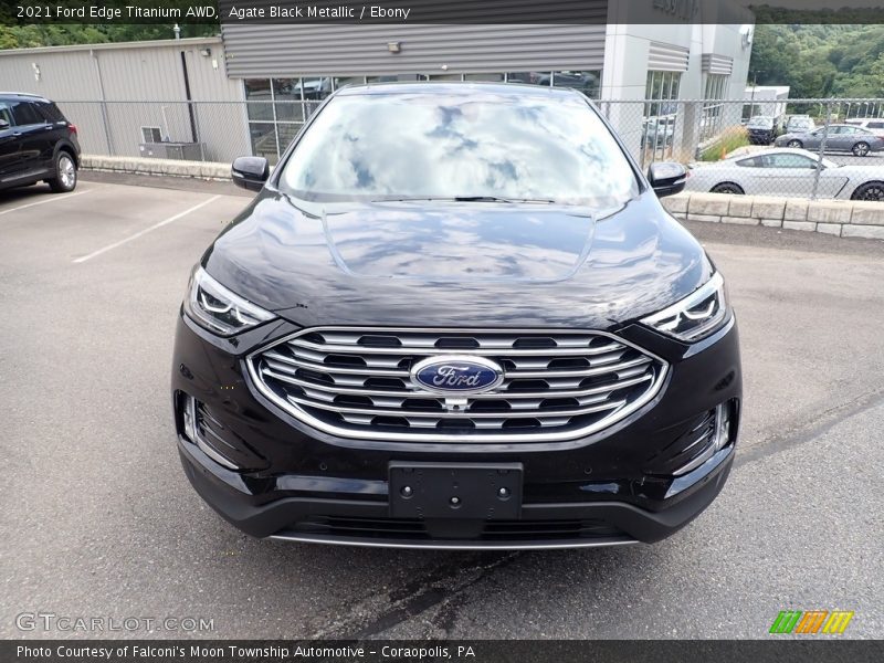  2021 Edge Titanium AWD Agate Black Metallic
