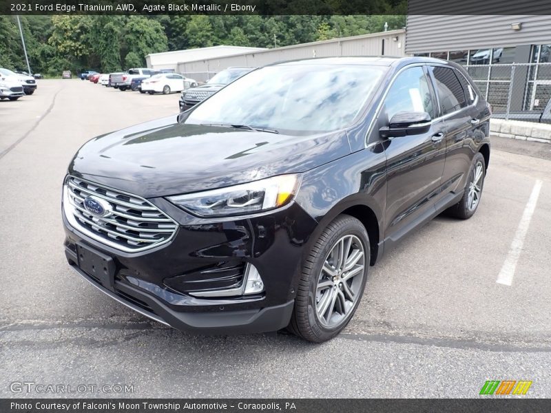  2021 Edge Titanium AWD Agate Black Metallic