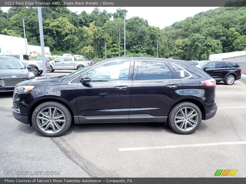  2021 Edge Titanium AWD Agate Black Metallic