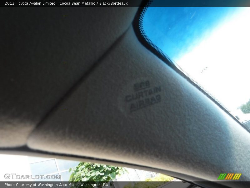 Cocoa Bean Metallic / Black/Bordeaux 2012 Toyota Avalon Limited